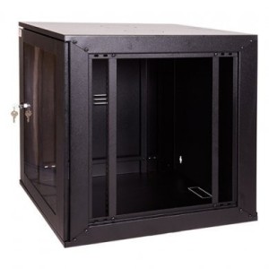  MINI RACK 06US X 19'' X 470MM (MONTADO) - PRETO