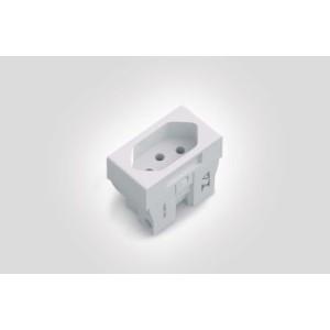 TOMADA PADRÃO 14136 20ABR - BRANCA - 20A 250VCA - 24,5X45MM