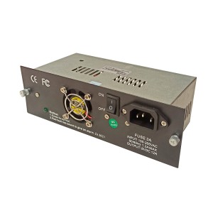 Powers Supply 14slots Power inputAC220V output5V12A Black